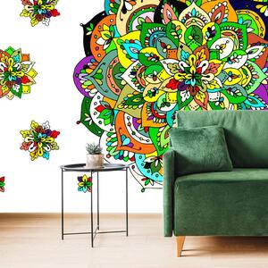 Tapeta zielona Mandala