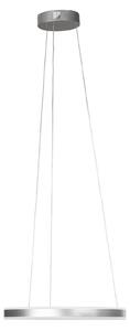 FISCHER & HONSEL Lampa wisząca Sirko, możliwość ściemniania, aluminiowy / szary / cynkowy, salon / jadalnia, metal, nowoczesny