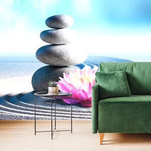 Tapeta wellness kamienie