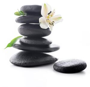 Tapeta Kamienie Zen z lilią