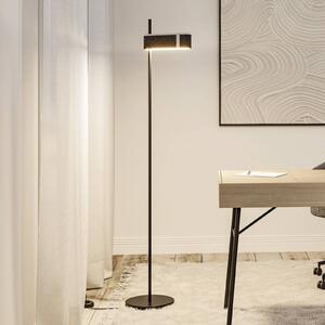 Paulmann Smart Lampa stojąca LED Jagun, antracyt, 151 cm Filc możliwość ściemniania, aluminiowy / szary / cynkowy, salon / jadalnia, tkanina / materiał / jedwab, nowoczesny