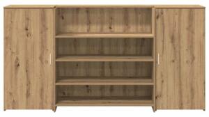 Biurko recepcyjne dÄ b artisan 200x50x103,5 cm drewno klejone