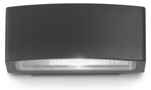 IDEAL LUX Kinkiet zewnętrzny Andromeda, możliwość ściemniania, czarny, łazienka, aluminium, nowoczesny