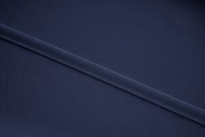 Ciemnoniebieska zasłona OXFORD 140x250 cm Zawieszanie: Metalowe pierścienie