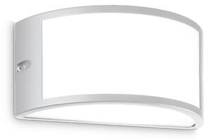 IDEAL LUX Kinkiet zewnętrzny Rex 1, możliwość ściemniania, aluminiowy / szary / cynkowy, aluminium