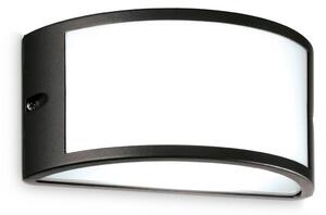 IDEAL LUX Kinkiet zewnętrzny Rex 1, możliwość ściemniania, czarny, aluminium