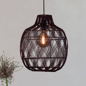 Good & Mojo Lampa wisząca Mendoza, możliwość ściemniania, czerwony, salon / jadalnia, bambus, design