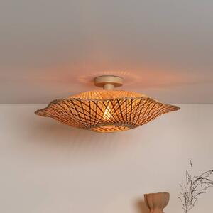 Good & Mojo Lampa sufitowa Madura, możliwość ściemniania, jasne drewno, salon / jadalnia, bambus