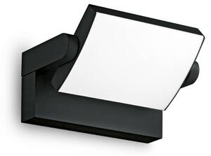 IDEAL LUX Kinkiet zewnętrzny LED Swipe, czarny, metal, nowoczesny