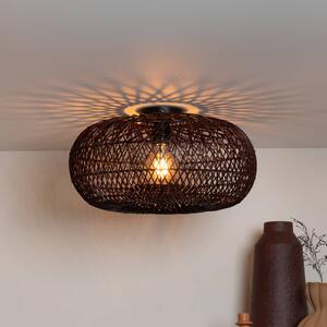 Good & Mojo Lampa sufitowa Arizona, możliwość ściemniania, czerwony, salon / jadalnia, bambus