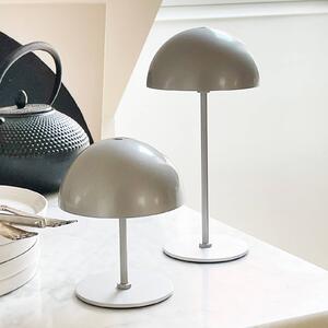 Dyberg Larsen Lampa stołowa Along, możliwość ściemniania, chromowy / srebrny, salon / jadalnia, metal, skandynawski
