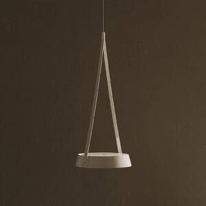 Sigor Lampa wisząca Mahina, możliwość ściemniania, biały / opal, salon / jadalnia, aluminium, nowoczesny