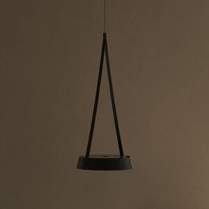 Sigor Lampa wisząca Mahina, możliwość ściemniania, czarny, salon / jadalnia, aluminium, nowoczesny
