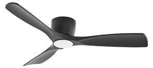 Wentylator sufitowy Lucande Smart LED Moneno, czarny, DC, Tuya Lucande, Moneno, ściemnialny, czarny, salon, metal, nowoczesny
