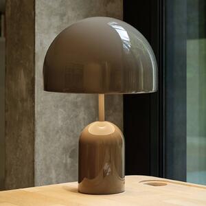 Tom Dixon Lampa stołowa design Bell, możliwość ściemniania, aluminiowy / szary / cynkowy, salon / jadalnia, metal, design