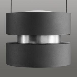 Brilliant Lampa wisząca Glow-Sphere, możliwość ściemniania, czarny, salon / jadalnia, aluminium, nowoczesny