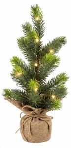 Sztuczna choinka LITTLE SPRUCE z oświetleniem LED, 37 cm