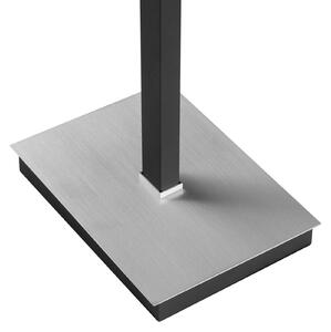 Brilliant Lampa stojąca LED Pulse, możliwość ściemniania, czarny, salon / jadalnia, metal, nowoczesny