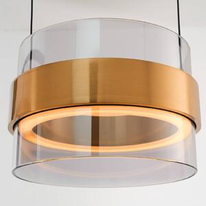 Brilliant Lampa wisząca Inside, możliwość ściemniania, aluminiowy / szary / cynkowy, salon / jadalnia, metal