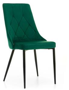Krzesło do jadalni zielone C-849 WELUR