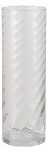 Szklany cylindryczny wazon BILA, 45 cm