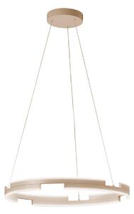 FISCHER & HONSEL Lampa wisząca Circly, możliwość ściemniania, kremowy / amber, salon / jadalnia, metal, nowoczesny
