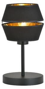 PIANO LN1 BLACK/GOLD 1183/LN1 lampa wisząca czarna z abażurem złoty środek
