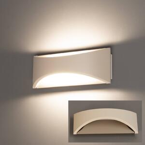 FISCHER & HONSEL Kinkiet LED Rio, kremowy / amber, salon / jadalnia, metal, nowoczesny