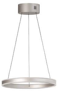 FISCHER & HONSEL Lampa wisząca Silvio, możliwość ściemniania, aluminiowy / szary / cynkowy, salon / jadalnia, metal, nowoczesny