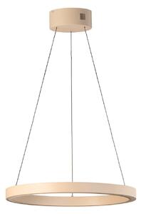 FISCHER & HONSEL Lampa wisząca Silvio, możliwość ściemniania, kremowy / amber, salon / jadalnia, metal, nowoczesny