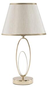 Lampa stołowa GLAM FLUSH, metalowa, złota, Ø 24x47 cm
