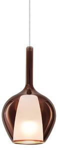 IDEAL LUX Lampa wisząca Kalique, możliwość ściemniania, miedziany, salon / jadalnia, tworzywo sztuczne, nowoczesny
