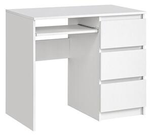 Nowoczesne białe biurko komputerowe - Luvio