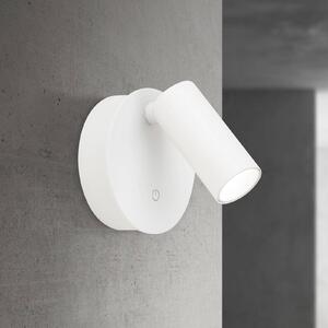ORION Kinkiet LED Luxy, możliwość ściemniania, biały / opal, przedpokój, aluminium, nowoczesny