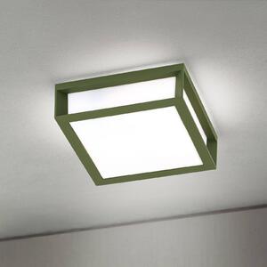ORION Lampa zewnętrzna Henry, zielona, odlew ciśnieniowy aluminium, E27, IP44 możliwość ściemniania, zielony, aluminium, nowoczesny