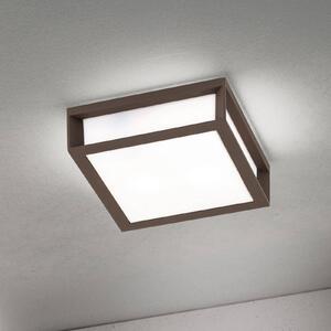 ORION Lampa zewnętrzna Henry, corten, odlew ciśnieniowy aluminium, E27, IP44 możliwość ściemniania, brązowy / rdzawy, aluminium, nowoczesny