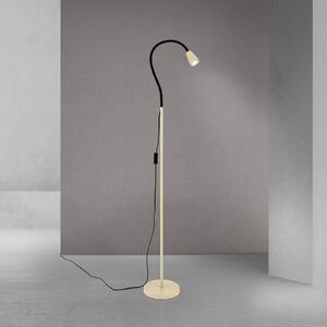 ORION Lampa stojąca Dotty, kremowy / amber, salon / jadalnia, metal, nowoczesny