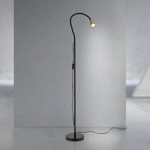 ORION Lampa stojąca Dotty, mosiężny / złoty, salon / jadalnia, metal, nowoczesny