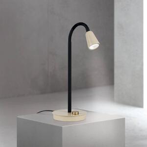 ORION Lampa stołowa Dotty, możliwość ściemniania, kremowy / amber, salon / jadalnia, metal, nowoczesny