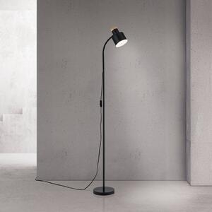 ORION Lampa stojąca Gili, czarny, salon / jadalnia, metal, nowoczesny