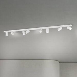 ORION Reflektor sufitowy Sean, biały, 8-punktowa, stal, aluminium, GU10 możliwość ściemniania, biały / opal, salon / jadalnia, aluminium, nowoczesny