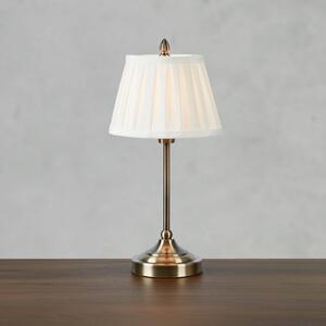 Markslöjd Lampa stołowa Oxford, mosiężny / złoty, salon / jadalnia, tkanina / materiał / jedwab