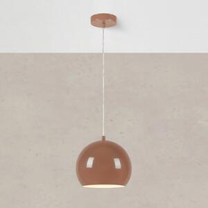 Markslöjd Lampa wisząca Pop, możliwość ściemniania, brązowy / rdzawy, salon / jadalnia, metal, vintage