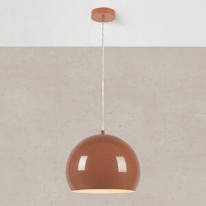Markslöjd Lampa wisząca Pop, możliwość ściemniania, brązowy / rdzawy, salon / jadalnia, metal, vintage