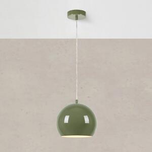 Markslöjd Lampa wisząca Pop, możliwość ściemniania, zielony, salon / jadalnia, metal, vintage