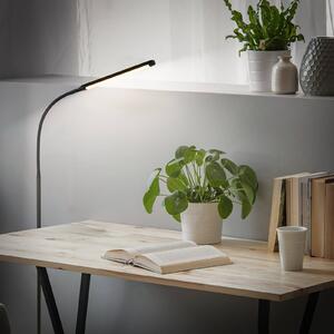 Briloner Lampa stojąca LED Mura, możliwość ściemniania, czarny, salon / jadalnia, tworzywo sztuczne, nowoczesny