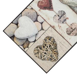 Chodnik Hearts Grey 75 x 190 cm
