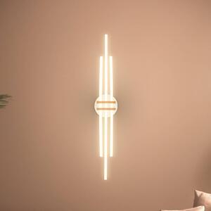 Briloner Lampa sufitowa LED Tinka, aluminiowy / szary / cynkowy, salon / jadalnia, metal, nowoczesny