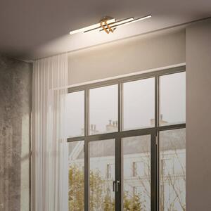 Briloner Lampa sufitowa LED Tinka, jasne drewno, salon / jadalnia, metal, nowoczesny