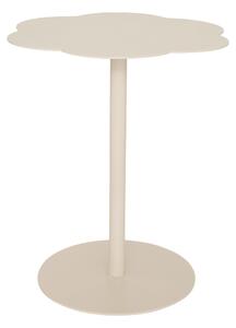 Stolik boczny FLORA Ø 43 cm, blat w kształcie kwiatu, metal